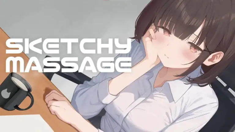 Live2D按摩遊戲《SKETCHY MASSAGE》的女主角主視覺圖 | Live2D按摩游戏《SKETCHY MASSAGE》的女主角主视觉图