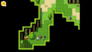 RPG風格的方格地圖探索畫面|RPG风格的方格地图探索画面|RPG風マップ探索シーン(マス目式)