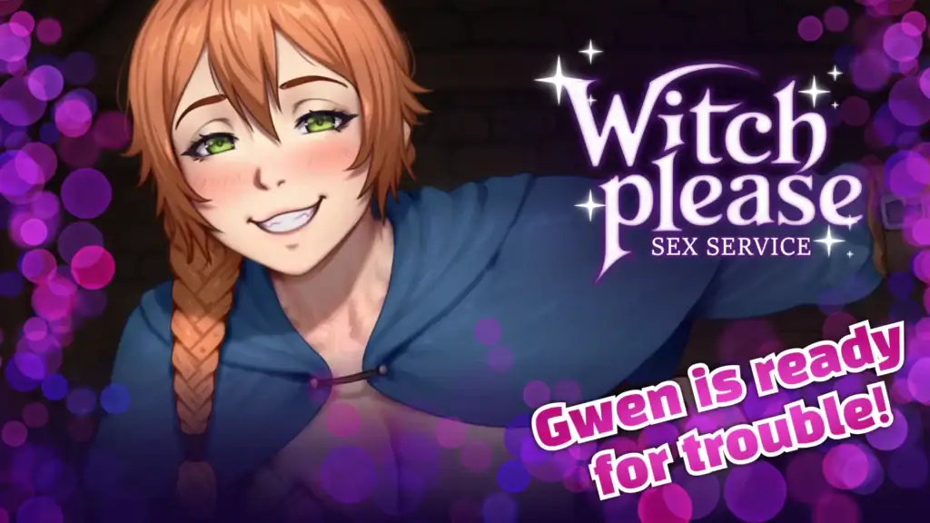 Witch Please: Sex Service 主視覺圖 女主角 Gwen 微笑特寫｜Witch Please: Sex Service 主视觉图 女主角 Gwen 微笑特写｜Witch Please: Sex Service メインビジュアル グウェンの笑顔