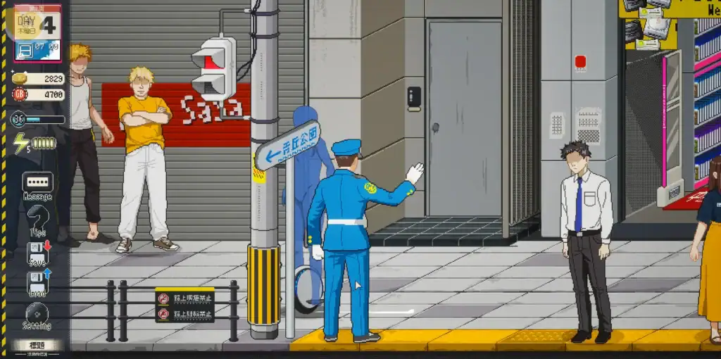 清潔工傳說 一般場景走動與互動畫面|清洁工传说 一般场景走动与互动|クリーナー伝説 通常の街歩きシーン 清潔工傳說 一般場景走動畫面 主角在街道與NPC互動|清洁工传说 一般场景走动画面 主角在街道与NPC互动|クリーナー伝説 一般的なシーン 主人公が街を歩きNPCと交流