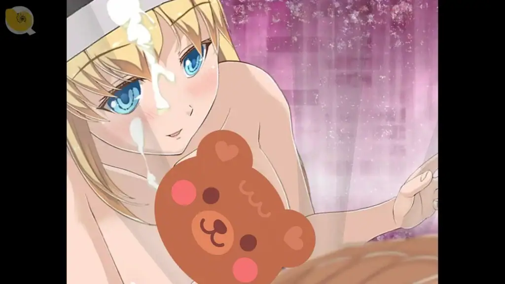 花葬巫女サクヤ 跨作角色互動事件畫面，兩位巫女角色對話｜花葬巫女サクヤ 跨作角色互动事件画面，两位巫女角色对话｜花葬巫女サクヤの特別イベント。シリーズの巫女同士が交流する。｜Cross-title interaction event from Hanazou Miko Sakuya showing dialogue between two shrine maidens