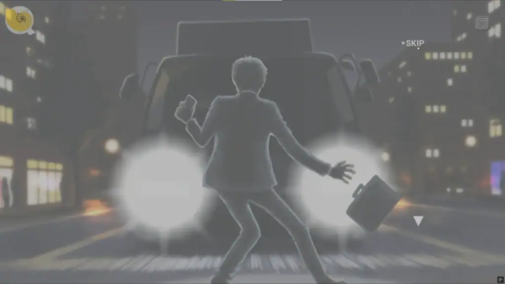 主角被卡車撞擊的瞬間，象徵異世界轉生開端｜主角被卡车撞击瞬间，象征异世界转生的开始｜主人公がトラックに轢かれる転生シーン｜The moment the protagonist is hit by a truck, triggering his isekai reincarnation