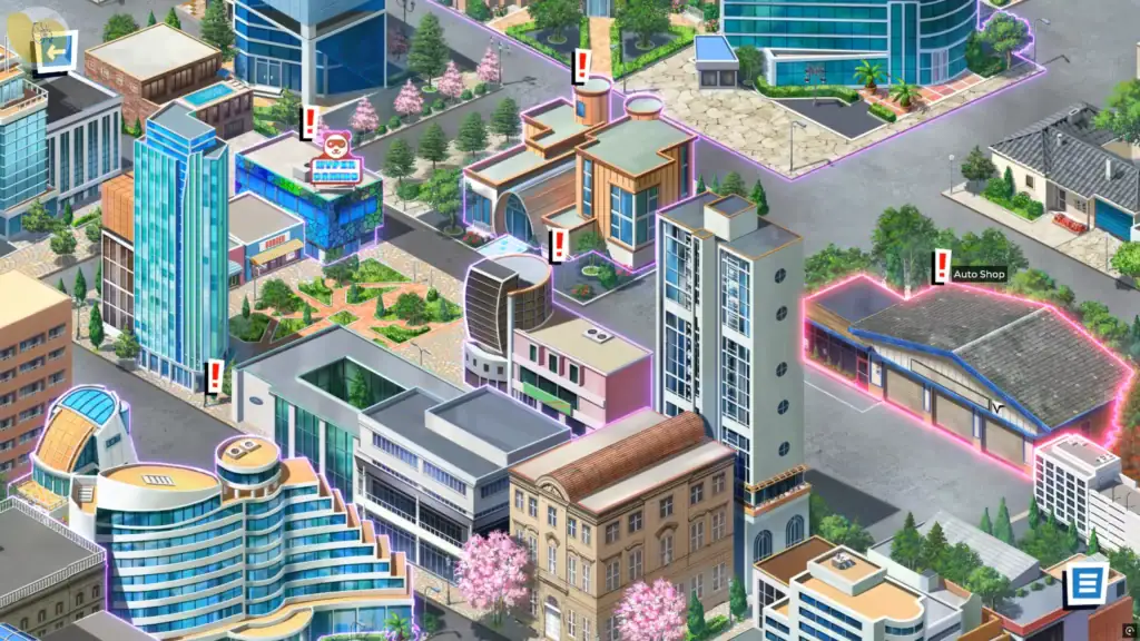 《Hey Stranger! I Dare You to Love Me!》城市探索地圖|《Hey Stranger! I Dare You to Love Me!》城市探索地图|『Hey Stranger! I Dare You to Love Me!』街探索マップ|City Exploration Map – Hey Stranger! I Dare You to Love Me! 《Hey Stranger! I Dare You to Love Me!》城市地圖俯視場景,可自由探索各區域|《Hey Stranger! I Dare You to Love Me!》城市地图俯视场景,可自由探索各区域|『Hey Stranger! I Dare You to Love Me!』街全体を俯瞰した探索マップ|Top-down city map view from “Hey Stranger! I Dare You to Love Me!” showing explorable locations