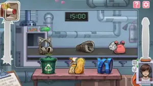 工廠流水線上出現髒污或壞掉的產品，玩家可選擇清潔或修理，《Girls, I just want to get paid!》處理系統｜工厂流水线上出现脏污或损坏产品，玩家可选择清洁或修理，《Girls, I just want to get paid!》处理系统｜汚れや破損した製品がラインに流れ、洗浄や修理で対応する《Girls, I just want to get paid!》の処理システム｜Dirty or broken items appear on the conveyor and can be cleaned or repaired in “Girls, I just want to get paid!”