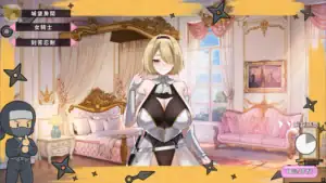 女角在攝影棚風格場景中擺拍，背景為溫暖燈光與拍攝裝飾｜女角色在摄影棚场景中摆拍，背景是暖色灯光与装饰｜撮影スタジオ風の背景でポーズを取る女性キャラ｜Female character posing in a studio-like photoshoot environment.