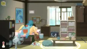 姊姊在房間的床上與主角進行正常位場景｜姐姐在房间的床上与主角进行正常位场景｜姉キャラが部屋のベッドで正常位の体勢になっているシーン｜Scene of the older sister in the bedroom engaging in a missionary position with the protagonist