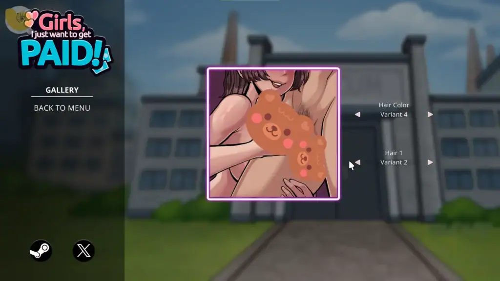 女角以挑逗姿勢出現在工廠干擾小動畫中，《Girls, I just want to get paid!》誘惑事件第三種｜女角以挑逗姿势出现的工厂干扰动画，《Girls, I just want to get paid!》诱惑事件｜工場作業を妨害する誘惑ミニアニメ3つ目｜Third type of seductive mini animation interrupting factory tasks