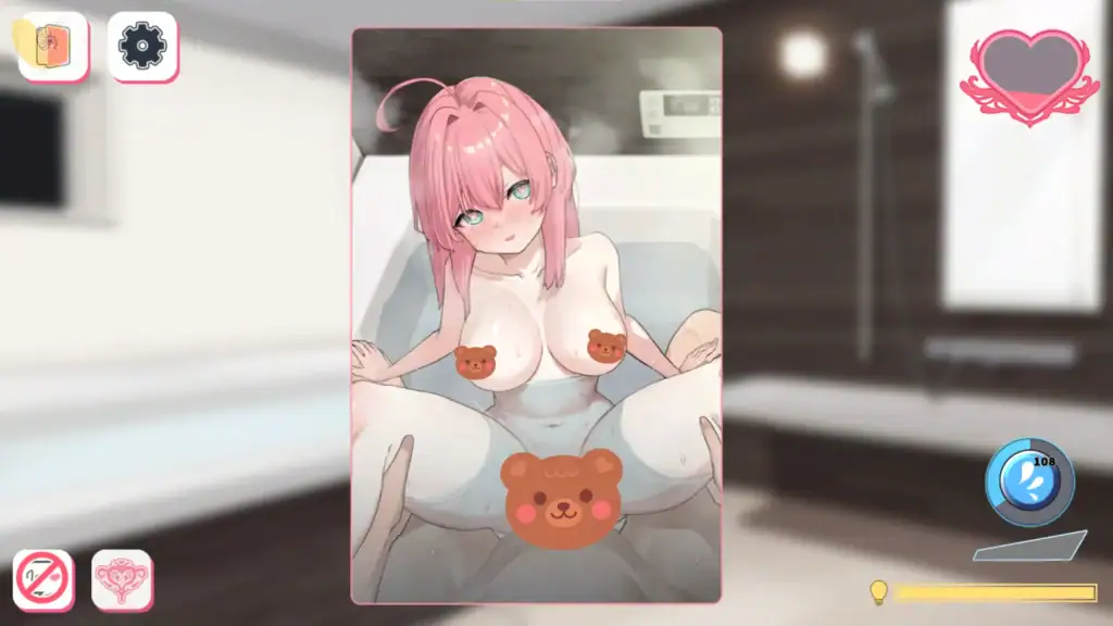 Re:Sister 浴室互動畫面|Re:Sister 浴室互动画面|Re:Sister バスルームインタラクション|Re:Sister Bathroom Interaction Scene Re:Sister 浴室互動畫面,粉髮女角在浴室場景中進行動態演出,表情細緻自然|Re:Sister 浴室互动画面,粉发女角在浴室场景中进行动态演出,表情细致自然|『Re:Sister』バスルームシーン。ピンク髪のヒロインが自然な表情で描かれる|Re:Sister bathroom scene showing pink-haired heroine animated in a detailed Live2D performance.