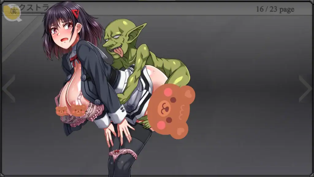 角色於戰鬥中被敵人拘束的H場景CG｜角色于战斗中被敌人拘束的H场景CG｜敵に拘束されるバトルHシーンCG｜Battle H CG showing restraint by enemy