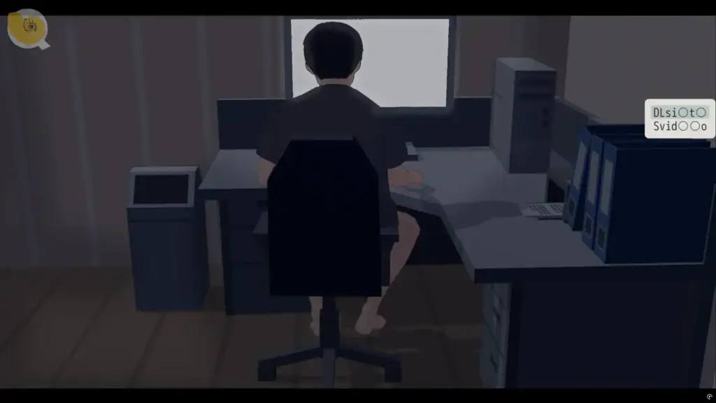 男性角色下班後獨自坐在電腦前瀏覽網站的夜晚室內畫面，呈現孤獨日常｜男性角色下班后独自坐在电脑前浏览网站的夜晚室内画面，呈现孤独日常｜夜の室内で一人パソコンに向かう男性主人公のシーン｜Nighttime indoor scene of a man browsing websites alone at his computer