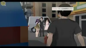 3D風格視角的追逐演出畫面，呈現漫畫式分鏡效果｜3D风格视角的追逐演出画面，呈现漫画式分镜效果｜3D風の追跡シーンを漫画的に演出したカット｜A 3D-styled chase scene presented like a comic panel