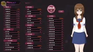 結算畫面顯示角色數值變化、屬性提升與累積狀態的列表｜结算画面显示角色数值变化与属性提升｜ステータス変化や成長を示すリザルト画面｜Result screen showing stat changes and growth logs