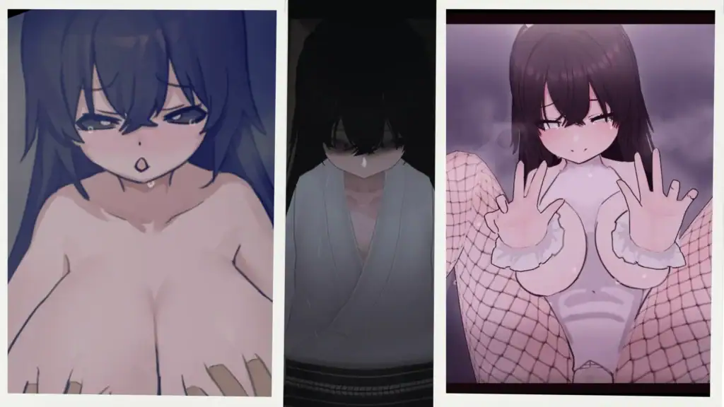 《啊！幽靈！》精選插畫圖，呈現女幽靈在不同情緒狀態下的表情與互動氛圍｜《啊！幽灵！》精选插画图，呈现女幽灵在不同情绪状态下的表情与互动氛围｜「あ、幽霊」厳選イラストで描かれる女幽霊の感情変化｜Featured illustration of the ghost showing different emotional states in A, Ghost