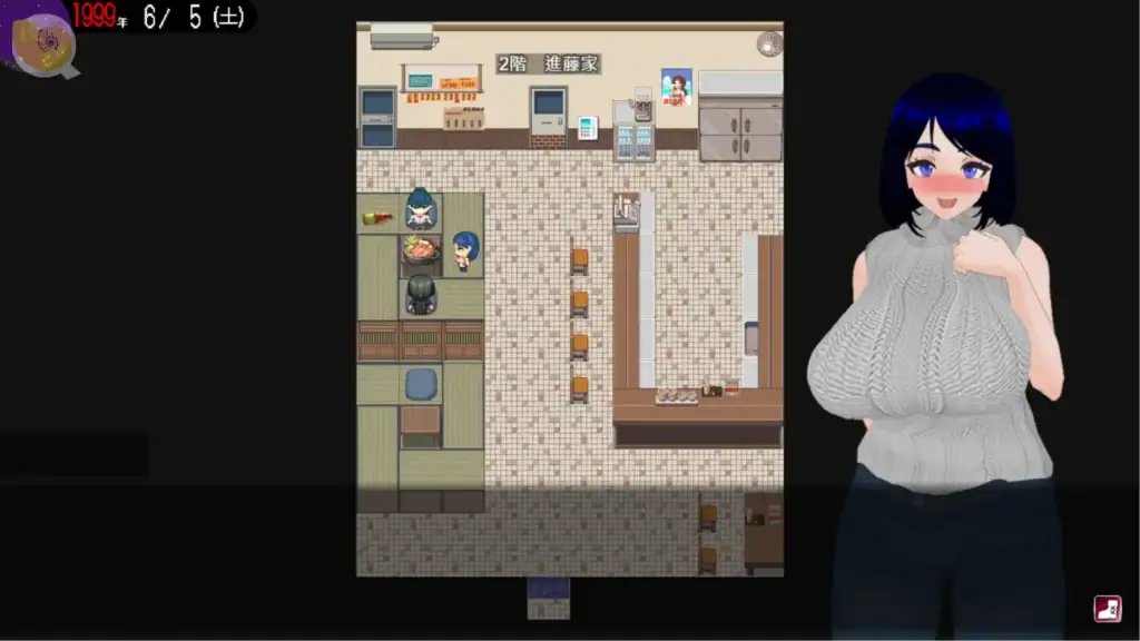 雨のバケモノ 劇情後期畫面，主角長大後回到家的場景｜雨のバケモノ 剧情后期画面，主角长大后回到家的场景｜雨のバケモノ 成長後ストーリー 主人公の帰還シーン｜Rain Monster later story scene, protagonist returns home after growing up