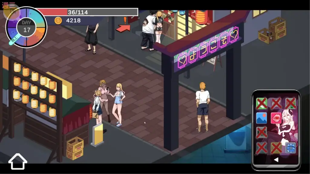 《NTR狂熱 NTRaholic》QTE 調教玩法與夜生活行動畫面｜《NTR狂热 NTRaholic》QTE 调教玩法与夜生活行动画面｜NTRaholic QTE調教 夜の行動｜NTRaholic QTE interaction night life gameplay