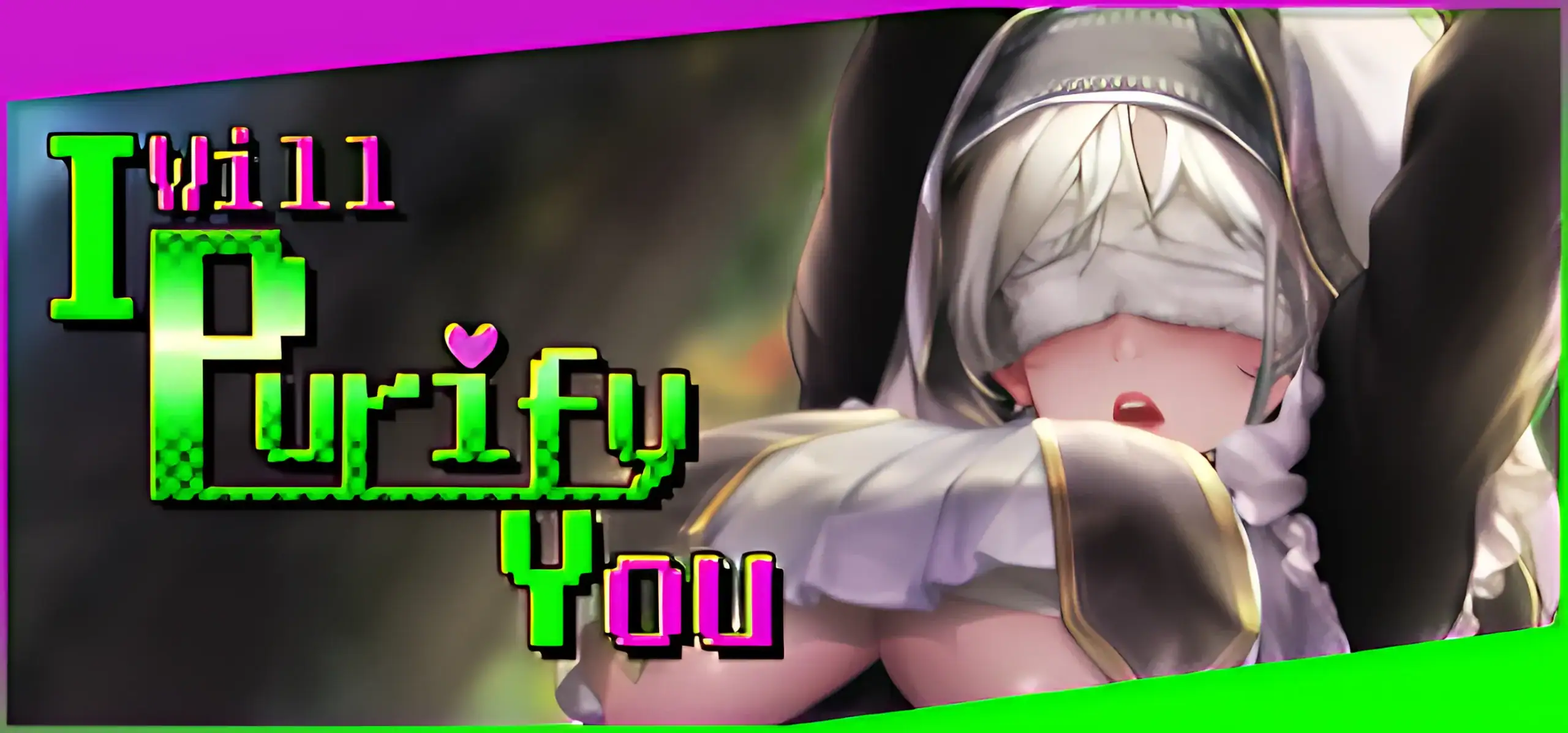 妖怪淨化人 I Will Purify You I.P.U. 主視覺圖 修女角色被束縛蒙眼的核心視覺｜妖怪净化人 I Will Purify You I.P.U. 主视觉图 修女角色被束缚蒙眼的核心视觉｜妖怪浄化人 I Will Purify You I.P.U. メインビジュアル 拘束され目隠しされたシスター｜I Will Purify You I.P.U. main visual restrained blindfolded nun character