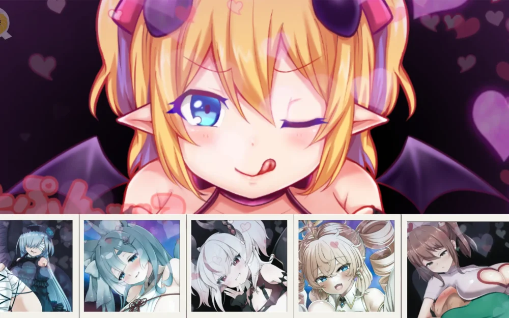 《 のっとめあ！》為了發展城鎮，勇者必須保住自己的牛奶棒，抵抗多方魅魔的榨取~