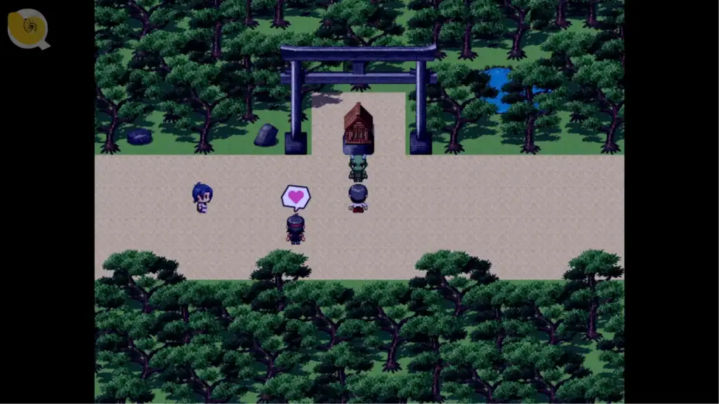 桜子寝取られ譚 遊戲畫面 主線村莊外遭遇妖怪事件行動畫面｜桜子寝取られ譚 游戏画面 主线村庄外遭遇妖怪事件行动画面｜桜子寝取られ譚 ゲーム画面 村外で妖怪と遭遇するシーン｜Sakurako NTR Tale gameplay scene encountering yokai outside village