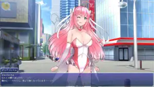 紅蓮四奏ピュアエレメンツ 久違的女主角 城市場景對話畫面｜红莲四奏 Pure Elements 久违的女主角 城市场景对话画面｜紅蓮四奏ピュアエレメンツ 久しぶりのヒロイン 街中イベント｜Guren Shisou Pure Elements heroine scene