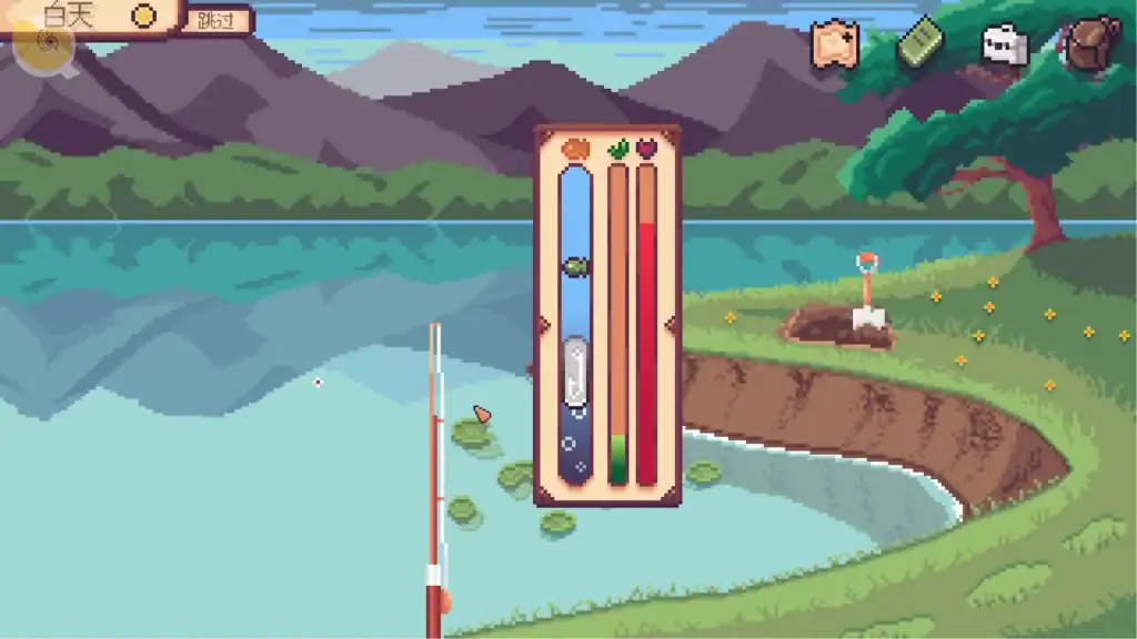 Lure Of Passion 白天釣魚玩法｜湖泊釣魚小遊戲畫面｜Lure Of Passion 白天钓鱼 玩法｜Lure Of Passion 昼 釣り ミニゲーム｜Lure Of Passion daytime fishing minigame