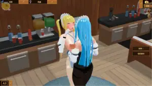 扶她★咖啡廳 奧運互動 正面互動姿勢畫面｜扶她★咖啡厅 奥运互动 正面互动姿势画面｜フタナリ★カフェ 奥運インタラクション 正面姿勢画面｜Futanari Coffee Shop front interaction scene