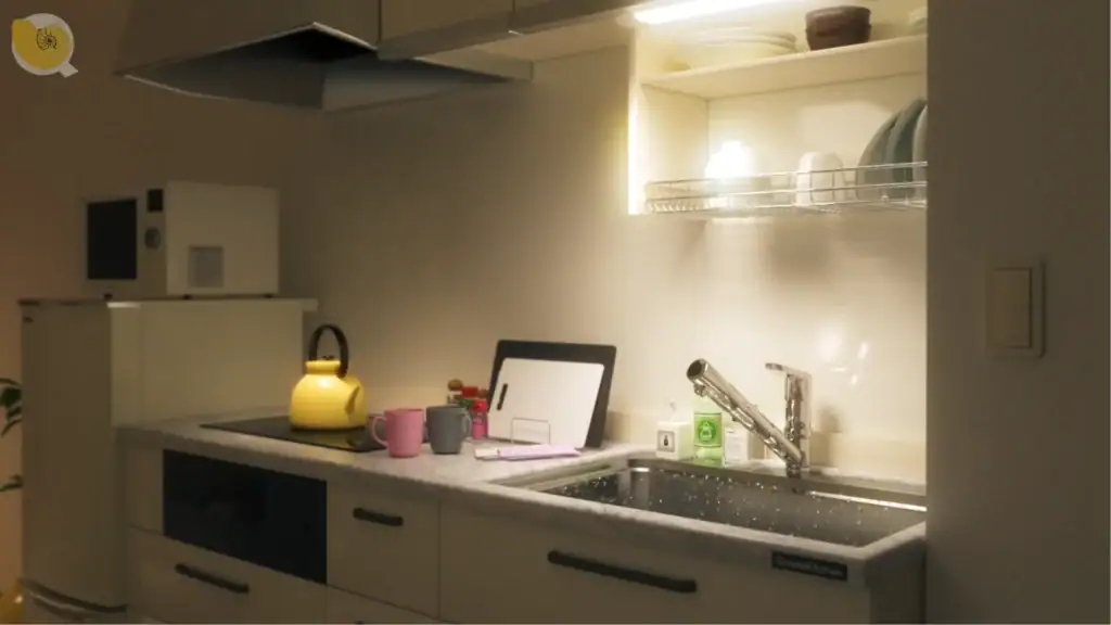 眼鏡女老師的獎勵日記2公寓廚房場景夜晚燈光營造溫馨生活氛圍｜眼镜女老师的奖励日记2公寓厨房场景夜晚灯光营造温馨生活氛围｜眼鏡っ娘先生のごほうびダイアリー2アパートのキッチン夜のライティングシーン｜Glasses Girl Teacher Reward Diary 2 apartment kitchen scene with warm night lighting