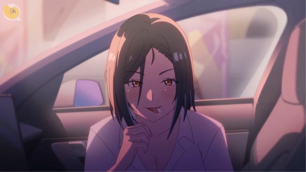 老司G 不塞車,只塞你 女乘客車內互動畫面|老司G 不塞车,只塞你 女乘客车内互动画面|老司G 不渋滞、君だけに突っ込む 女性乗客車内シーン|Old Driver G No Traffic, Only You – Female Passenger In-Car Scene 紳士司機女乘客坐在車內露出微笑互動畫面|绅士司机女乘客坐在车内露出微笑互动画面|紳士ドライバーで車内に座る女性乗客の微笑シーン|Female passenger sitting inside the car smiling in Gentleman Driver