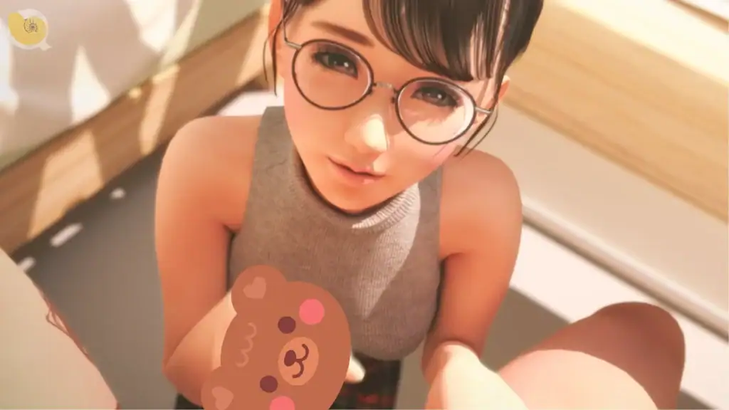 眼鏡女老師的獎勵日記動畫場景・眼鏡女教師與學生的親密手部互動畫面｜眼镜女老师的奖励日记动画场景・眼镜女教师与学生的亲密手部互动画面｜メガネ女教師のご褒美日記 アニメシーン・手で触れ合う女教師のシーン｜Glasses Female Teacher Reward Diary anime scene showing close hand interaction with teacher