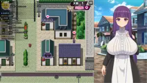 《催堕の魔法使い》城鎮探索與居民互動畫面｜《催堕的魔法使》城镇探索与居民互动场景｜催堕の魔法使い 町探索と住民イベントシーン｜Fallen Mage town exploration and NPC interaction scene