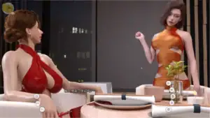 City Lights Love Bites 女性角色餐桌互動場景｜City Lights Love Bites 女性角色餐桌互动场景｜City Lights Love Bites 女性キャラクターのテーブルイベント｜City Lights Love Bites female characters table interaction scene