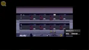 夜行遊戲公寓探索地圖畫面，玩家在破舊公寓中移動探索的像素場景｜夜行游戏公寓探索地图画面，玩家在破旧公寓中移动探索的像素场景｜夜行 古いアパートのマップ探索シーン｜Night Walk old apartment exploration map