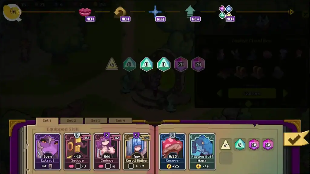 Lust Arcanum卡牌編組系統|Lust Arcanum卡牌编组系统|Lust Arcanumデッキ構築|Lust Arcanum Deck Build Lust Arcanum卡牌編組自訂系統出發前配置畫面|Lust Arcanum卡牌编组自订系统出发前配置画面|Lust Arcanum デッキ構築 編成画面|Lust Arcanum deck building setup