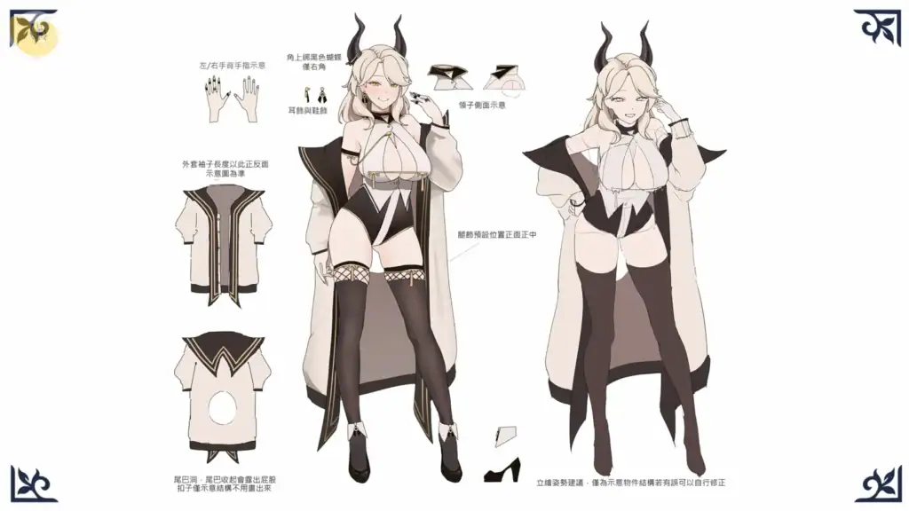 龍騎天下御龍者覺醒角色立繪設定與服裝設計展示｜龙骑天下御龙者觉醒角色立绘设定与服装设计展示｜龍騎天下御龍者覚醒キャラクター設定立ち絵デザイン｜Dragon Rider Awakening character design sheet outfit