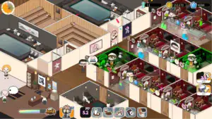 背德浴場 後期經營畫面 浴場多房間運作與客人流動展示｜背德浴场 后期经营画面 浴场多房间运作与客人流动展示｜背徳浴場 後半運営シーン 複数部屋と客の流れ｜Immoral Bathhouse late game management multiple rooms and customer flow