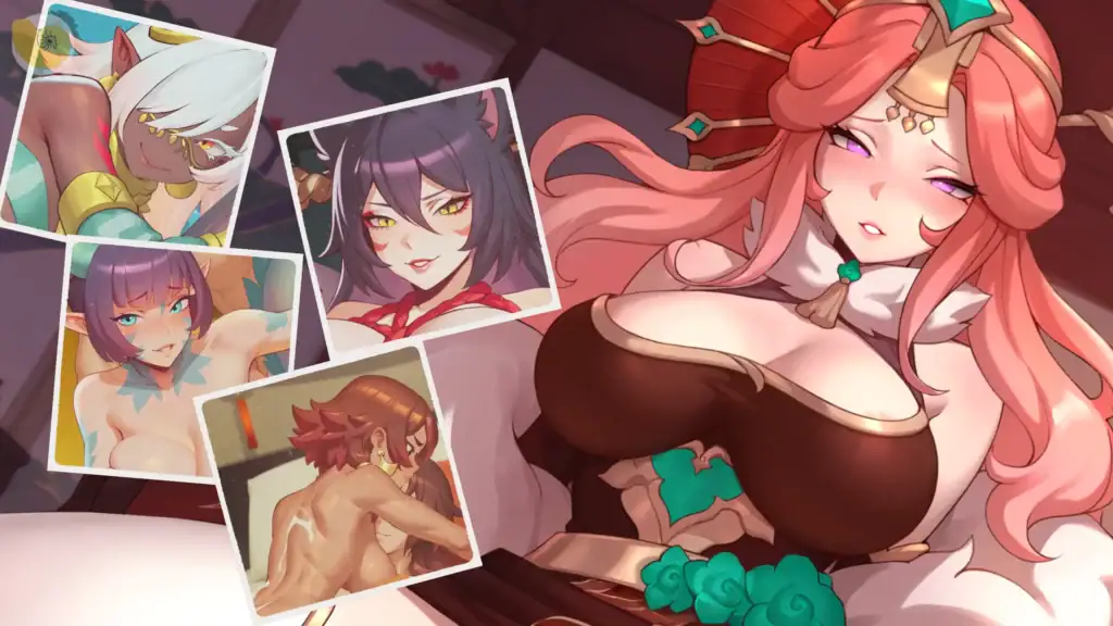 後宮綺夢 Harem Fantasy 精選主視覺多位后宮女角角色集合魅惑展示｜后宫绮梦 Harem Fantasy 精选主视觉多位后宫女角角色集合魅惑展示｜ハーレムファンタジー メインビジュアル 複数ハーレム女性キャラクター集合｜Harem Fantasy featured key visual showcasing multiple harem women together