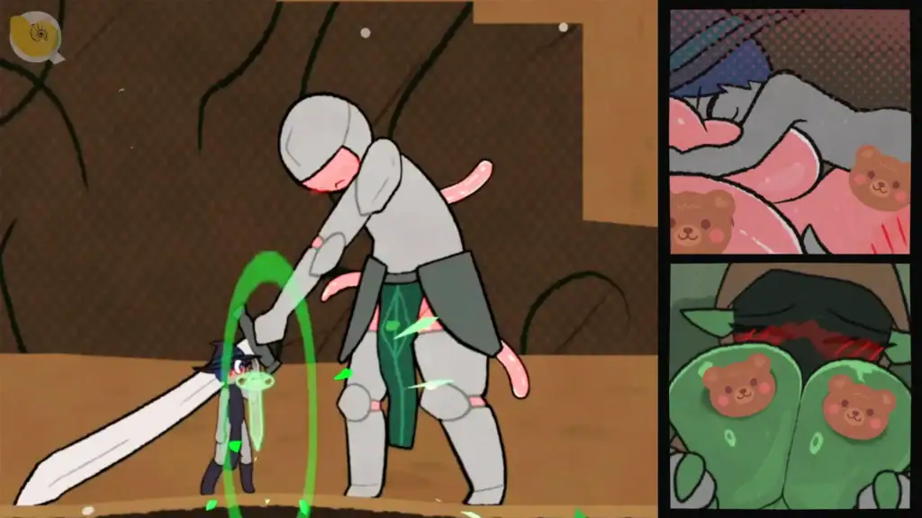 The Buried Pillars BOSS戰鬥與動態CG展示畫面｜The Buried Pillars BOSS战斗与动态CG展示画面｜The Buried Pillars ボス戦とCG演出シーン｜The Buried Pillars boss battle and CG showcase scene