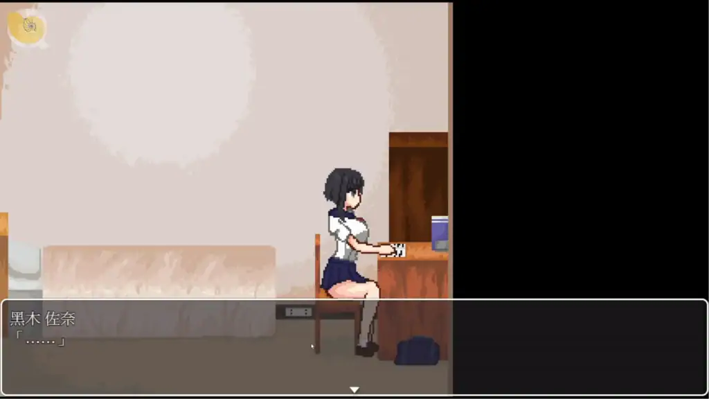 惡夢屋敷無限牢獄遊戲截圖女角在房間床邊準備睡覺的日常場景｜恶梦屋敷无限牢狱游戏截图女角在房间床边准备睡觉的日常场景｜悪夢屋敷・無限牢獄のゲーム画面、部屋で眠る準備をする女キャラの日常シーン｜Akumu Yashiki Mugen Rougoku gameplay girl preparing to sleep in her bedroom