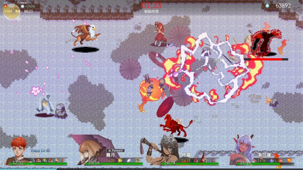 外族娘！請好好保護我吧！中後期戰鬥畫面，3人小隊搭配與技能配置影響通關表現｜外族娘！请好好保护我吧！中后期战斗画面，3人小队搭配与技能配置影响通关表现｜Stranger Maidens Please Protect Me! 中盤以降の戦闘画面、3人編成とスキル構成が重要｜Stranger Maidens Please Protect Me! mid to late game combat where three-member team composition matters