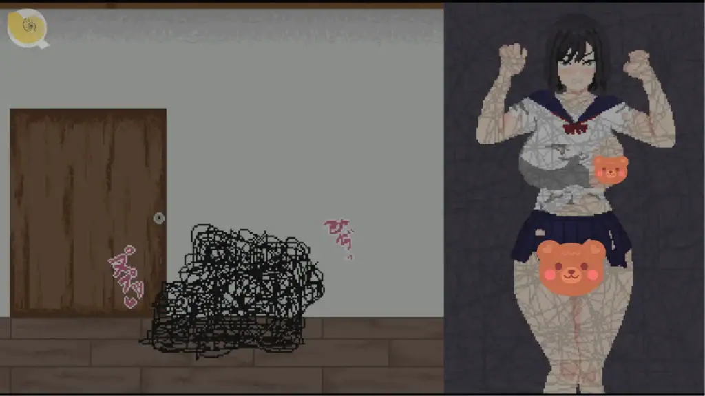 惡夢屋敷無限牢獄佐奈黑影生物事件動態CG畫面｜恶梦屋敷无限牢狱佐奈黑影生物事件动态CG画面｜悪夢屋敷・無限牢獄 佐奈と黒い影の敵イベントCG｜Akumu Yashiki Mugen Rougoku Sana shadow creature CG