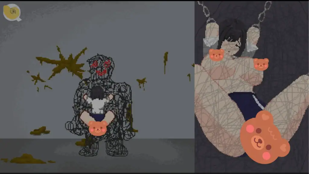 惡夢屋敷無限牢獄佐奈黑巨人事件動態像素CG畫面｜恶梦屋敷无限牢狱佐奈黑巨人事件动态像素CG画面｜悪夢屋敷・無限牢獄 佐奈と黒巨人のイベントCG｜Akumu Yashiki Mugen Rougoku Sana giant enemy CG