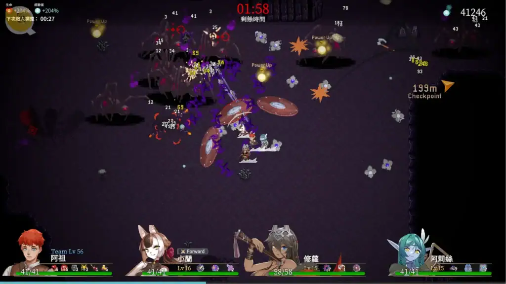 外族娘！請好好保護我吧！後期群魔亂舞戰鬥畫面，大量怪物與技能特效同時出現｜外族娘！请好好保护我吧！后期群魔乱舞战斗画面，大量怪物与技能特效同时出现｜Stranger Maidens Please Protect Me! 終盤の大量モンスター戦闘画面、敵とスキル演出が入り乱れる｜Stranger Maidens Please Protect Me! late game monster swarm combat with many enemies and skill effects