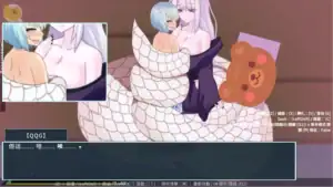 Tirysia偽娘主角被蛇女纏繞拘束觸發異常狀態畫面｜Tirysia伪娘主角被蛇女缠绕拘束触发异常状态画面｜ティリシア 蛇女に巻き付かれる拘束シーン｜Tirysia lamia bind capture scene