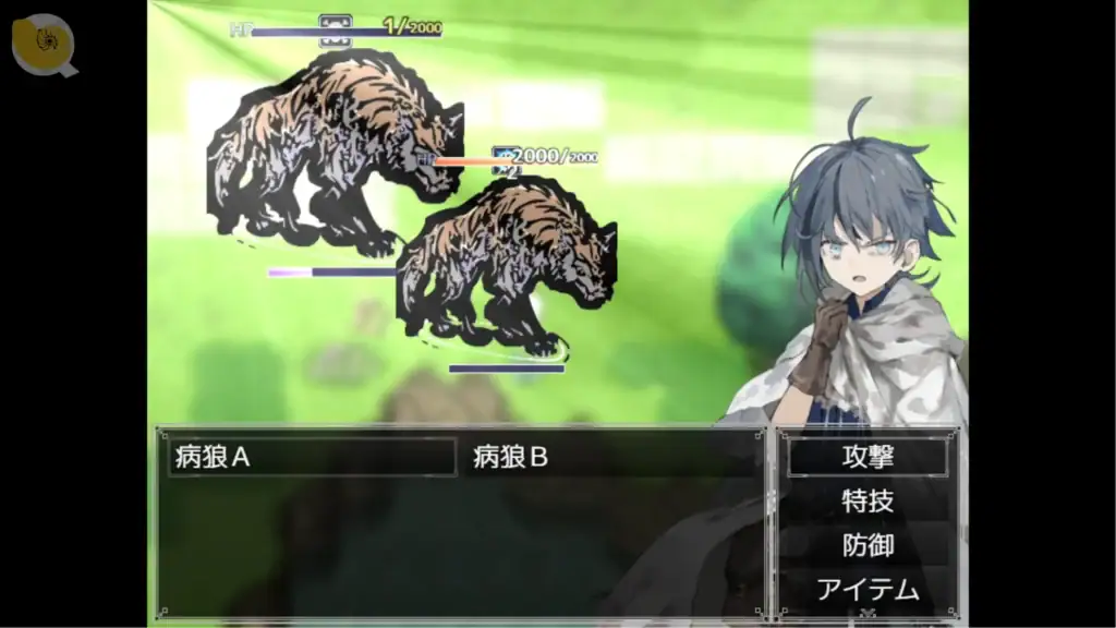 アルミオシオンの医術師回合制戰鬥畫面、男主角與魔物敵人經典RPG對戰｜アルミオシオンの医術師回合制战斗画面、男主角与魔物敌人经典RPG对战｜アルミオシオンの医術師のターン制バトル、モンスター戦闘シーン｜Almiosion Healer turn-based battle against monsters