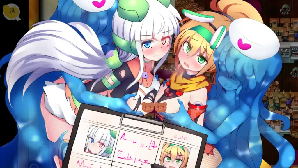 《駆錬輝晶 クォルタ アルミネス & タンジェル EG》雙女主角特殊事件CG｜《駆錬輝晶 クォルタ アルミネス & タンジェル EG》双女主角特殊事件CG｜『駆錬輝晶 クォルタ アルミネス＆タンジェル EG』特殊イベントCG｜Special dual heroine event CG from Quarta Almines & Tangel EG