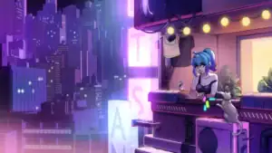 Third Crisis Neon Nights 點擊前往Steam購買頁面 霓虹城市主視覺｜Third Crisis Neon Nights 点击前往Steam购买页面 霓虹城市主视觉｜Third Crisis Neon Nights Steam購入ページへ移動するメインビジュアル｜Third Crisis Neon Nights click to Steam purchase page neon city key visual