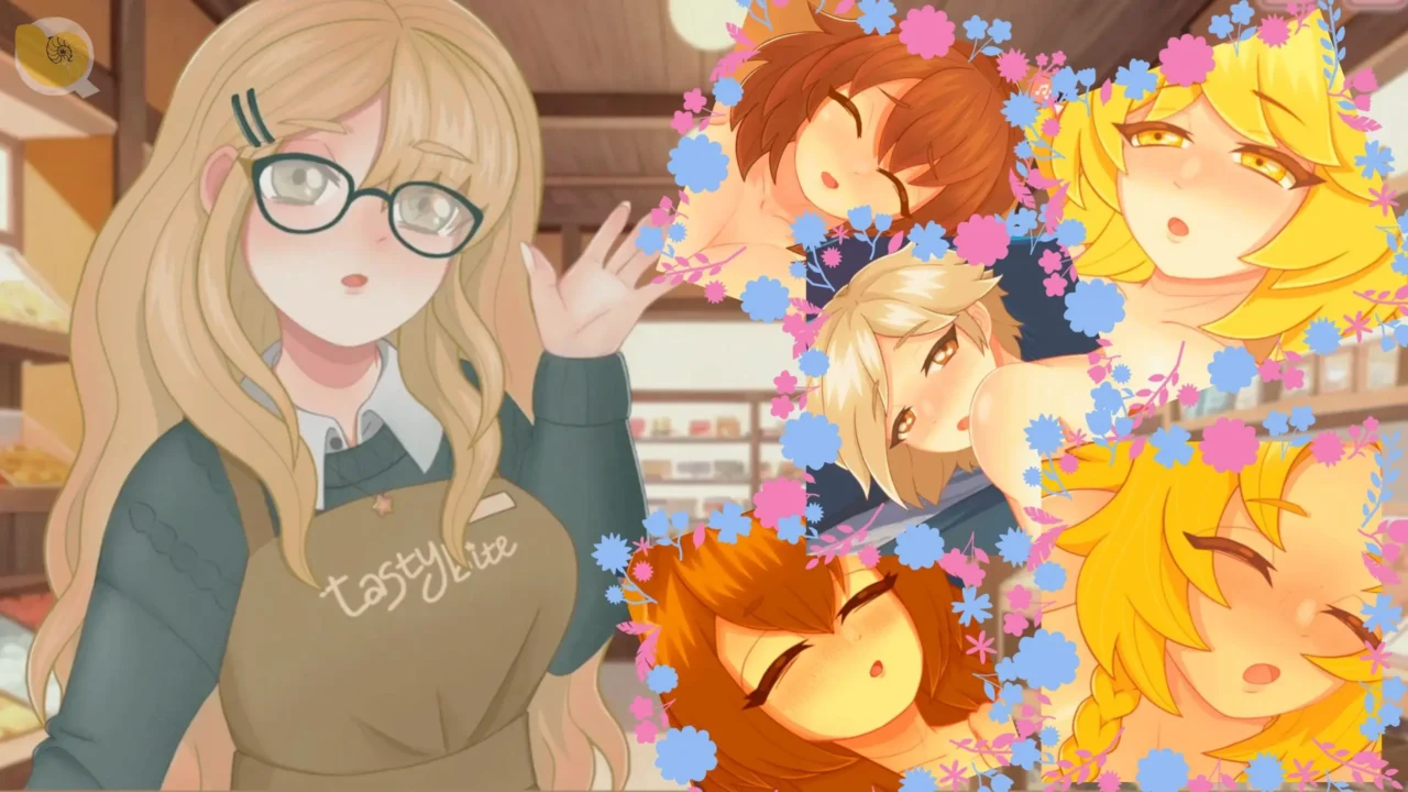 《 與美食少女戀愛吧 》結合三消 + 西瓜GAME的美少女一夜食物戀愛趣味故事 !!!