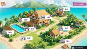 魅魔賜福島嶼地圖探索系統｜魅魔赐福岛屿地图探索系统｜Succubless 島マップ探索システム｜Succubless island exploration map