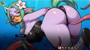 魅魔賜福FAYE水下造型角色CG｜魅魔赐福FAYE水下造型角色CG｜Succubless FAYEダイビングCGシーン｜Succubless FAYE underwater themed CG scene