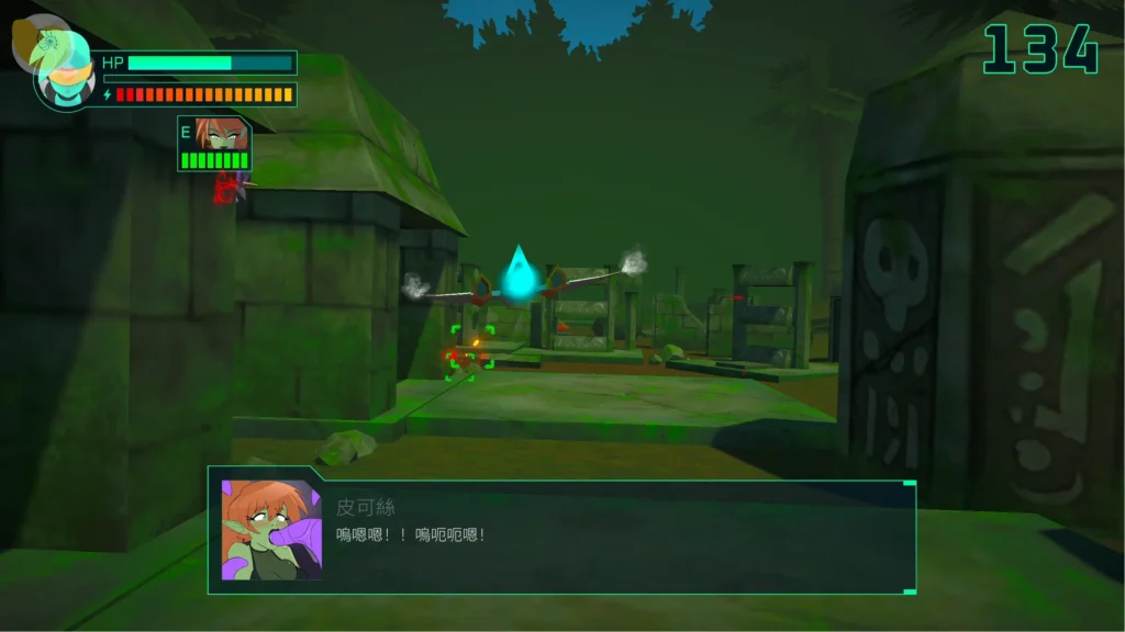 星際播種王星球關卡畫面，玩家駕駛戰機探索不同場景｜星际播种王星球关卡画面，玩家驾驶战机探索不同场景｜『星際播種王』惑星ステージ、戦闘機でさまざまなエリアを探索｜星際播種王 planet stage featuring a fighter ship exploring different environments