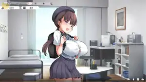 《與魔性的她…》女主角在房間內露出俏皮表情｜《与魔性的她…》女主角在房间内露出俏皮表情｜『魔性の少女と…』部屋で小悪魔らしい表情を見せるヒロイン｜With the Bewitching Girl... heroine shows a teasing expression inside the room